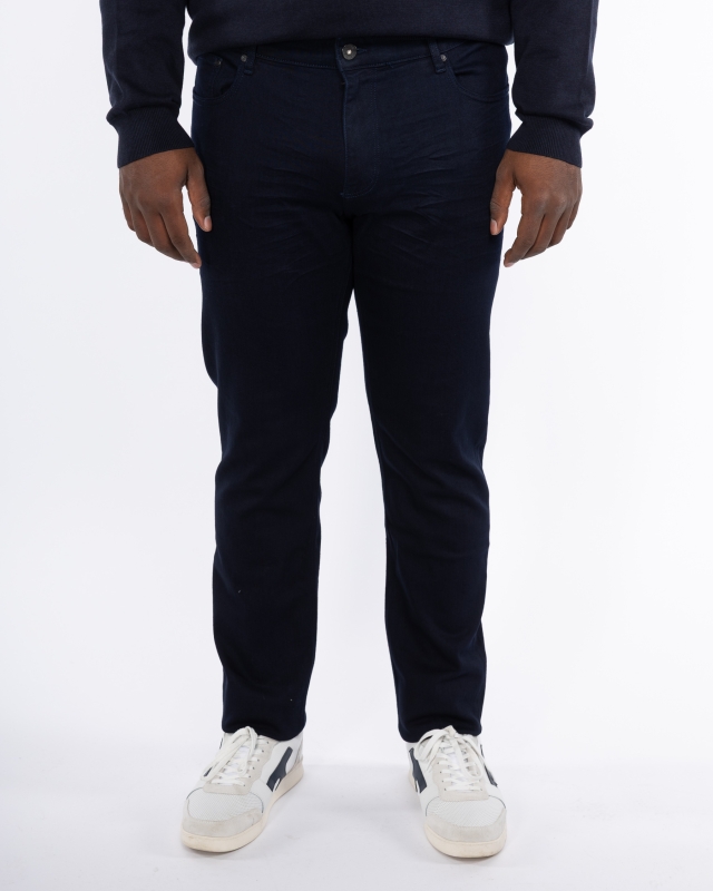 Jeans grande taille bleu marine