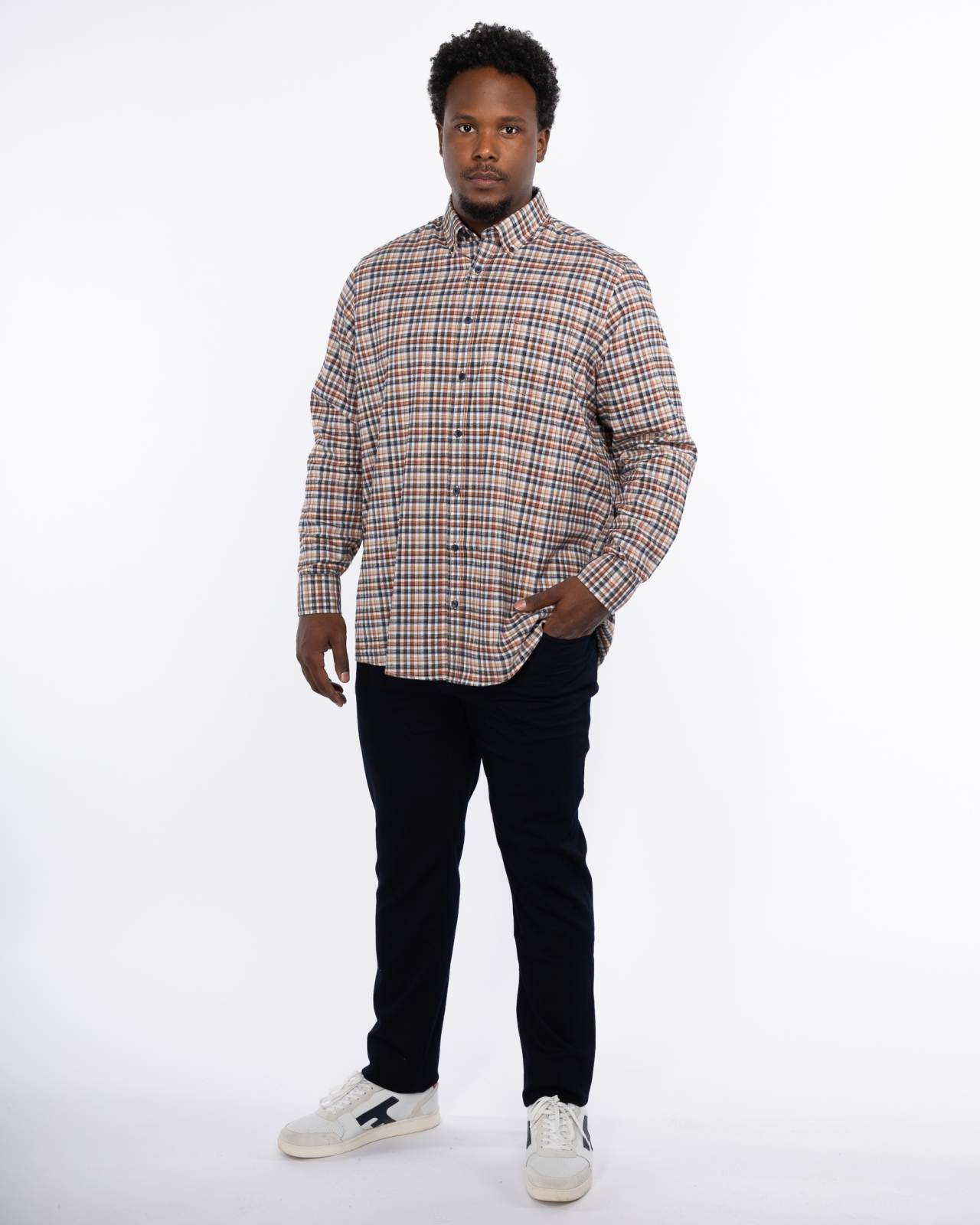 Jeans grande taille bleu marine