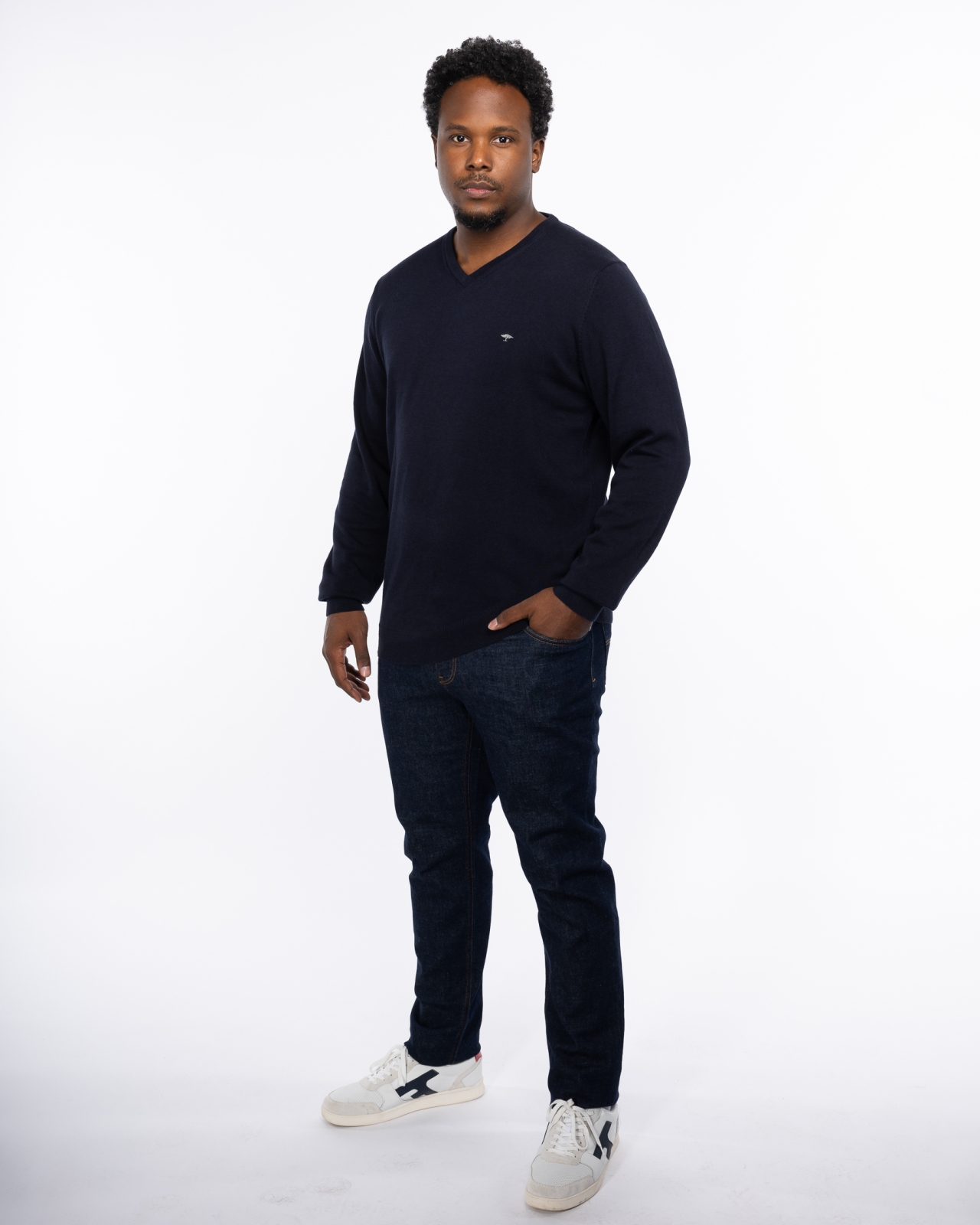 Jeans grande taille bleu brut