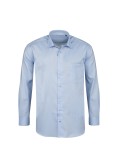 Chemise mini oxford bleu clair: grande taille du 44 (XL) au 50 (4XL)
