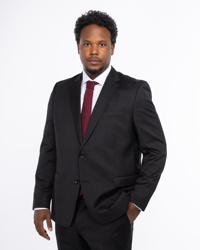 Veste de costume Reda 110 grande taille noir