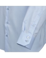 Chemise mini oxford bleu clair: grande taille du 44 (XL) au 50 (4XL)