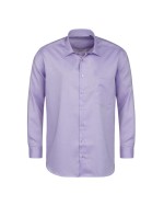 Chemise mini oxford mauve: grande taille du 44 (XL) au 50 (4XL)