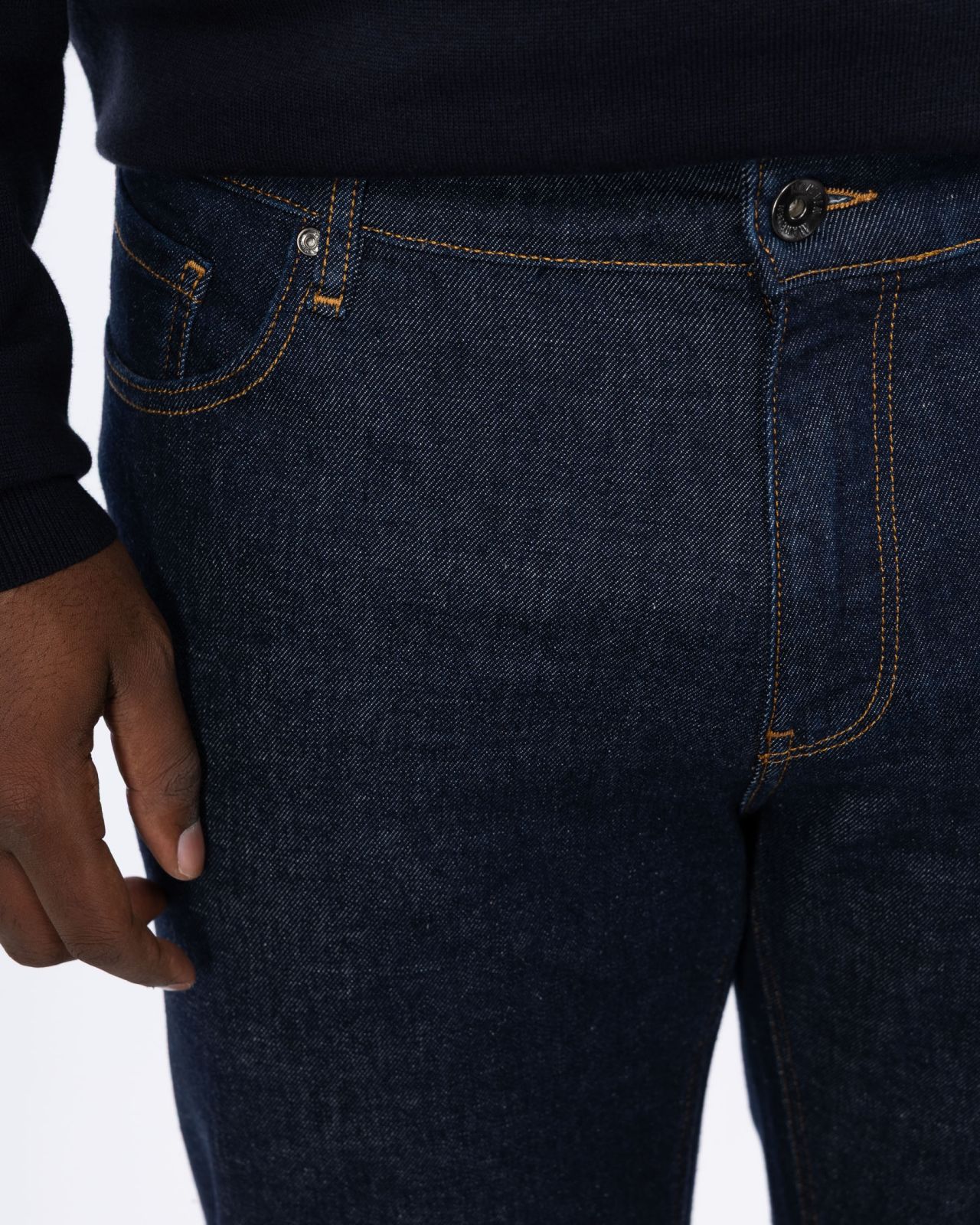 Jeans grande taille bleu brut