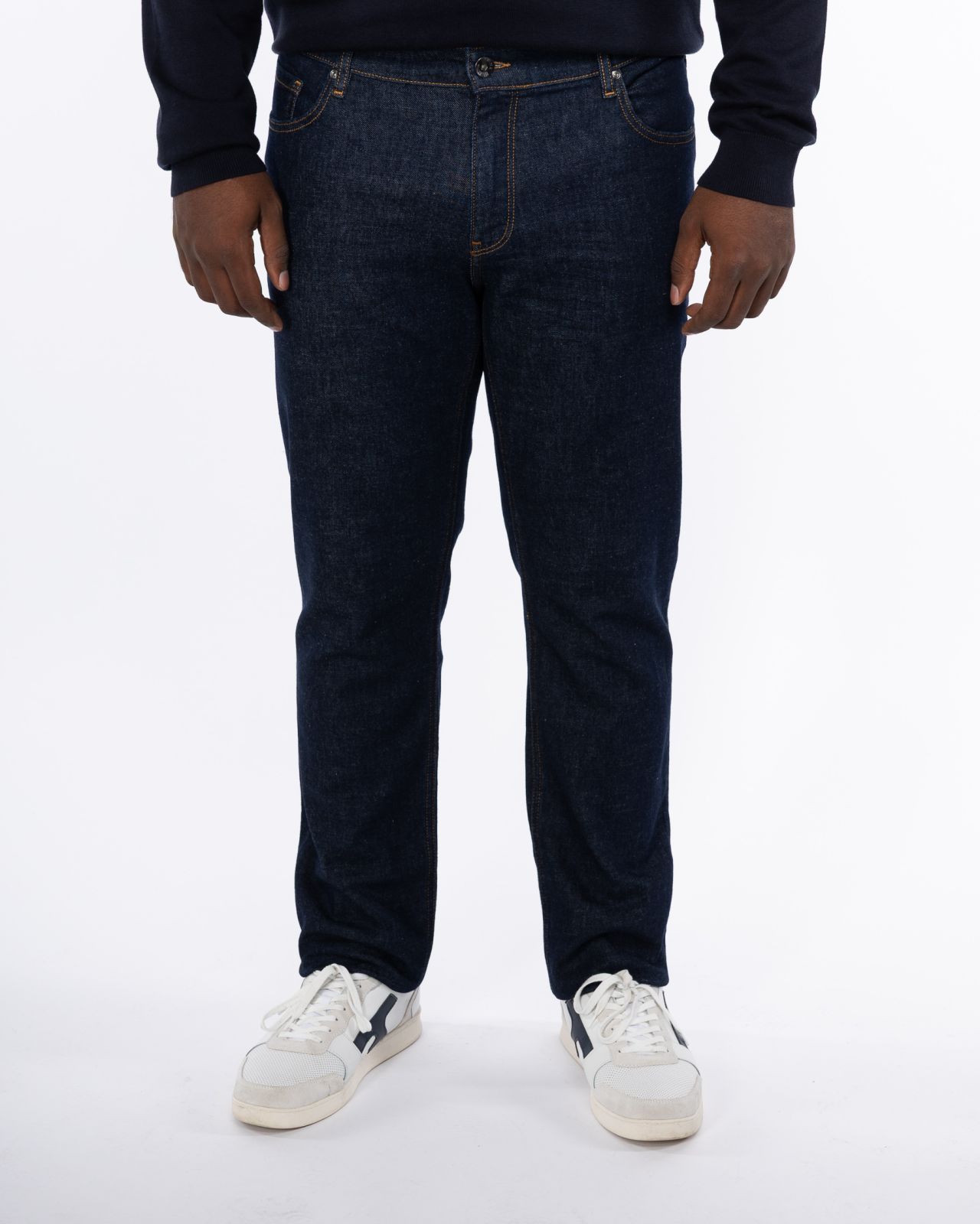 Jeans homme grand bleu brut