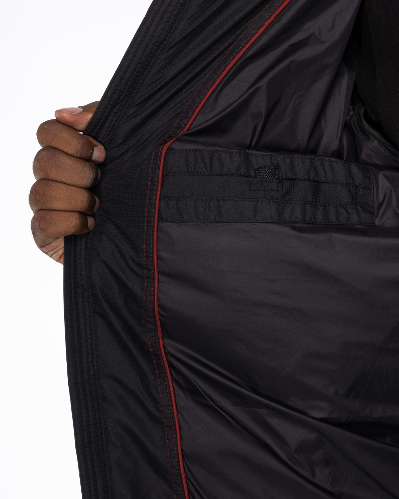 Doudoune avec capuche amovible grande taille noir