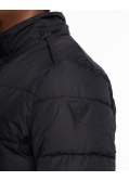Doudoune avec capuche amovible grande taille noir