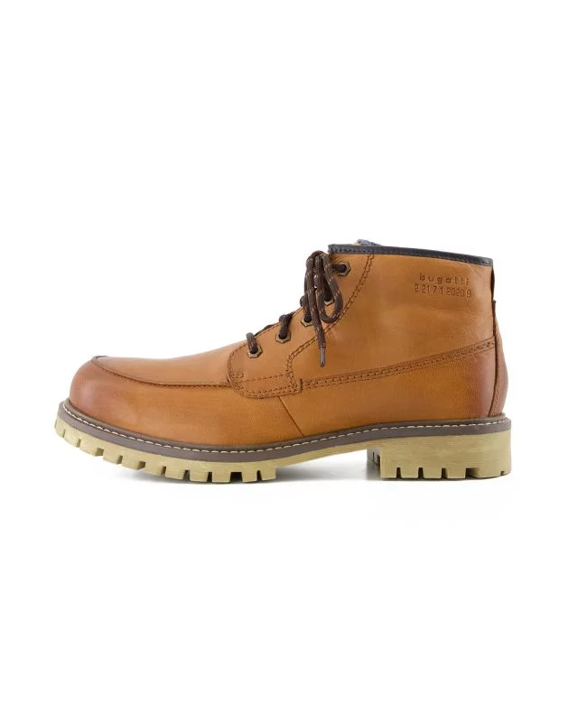 Bottines grande taille cognac