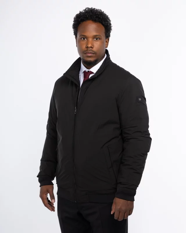 Blouson grande taille noir