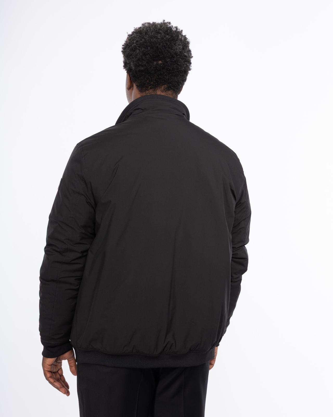 Blouson grande taille noir