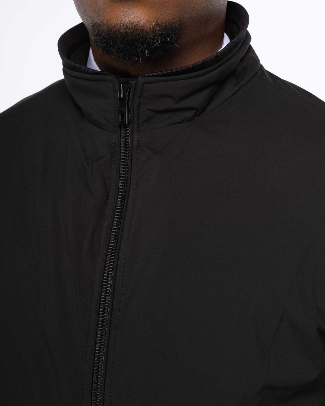 Blouson grande taille noir