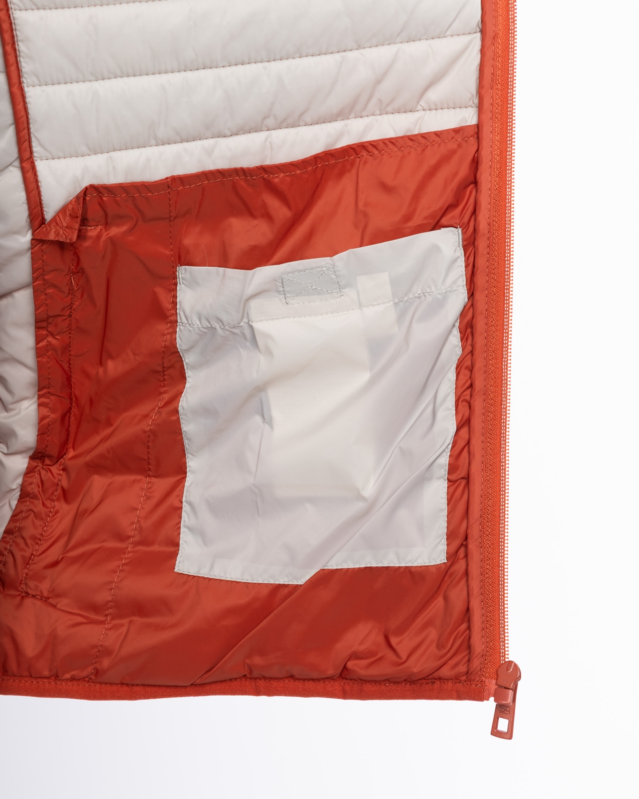 Doudoune légère sans manches grande taille orange