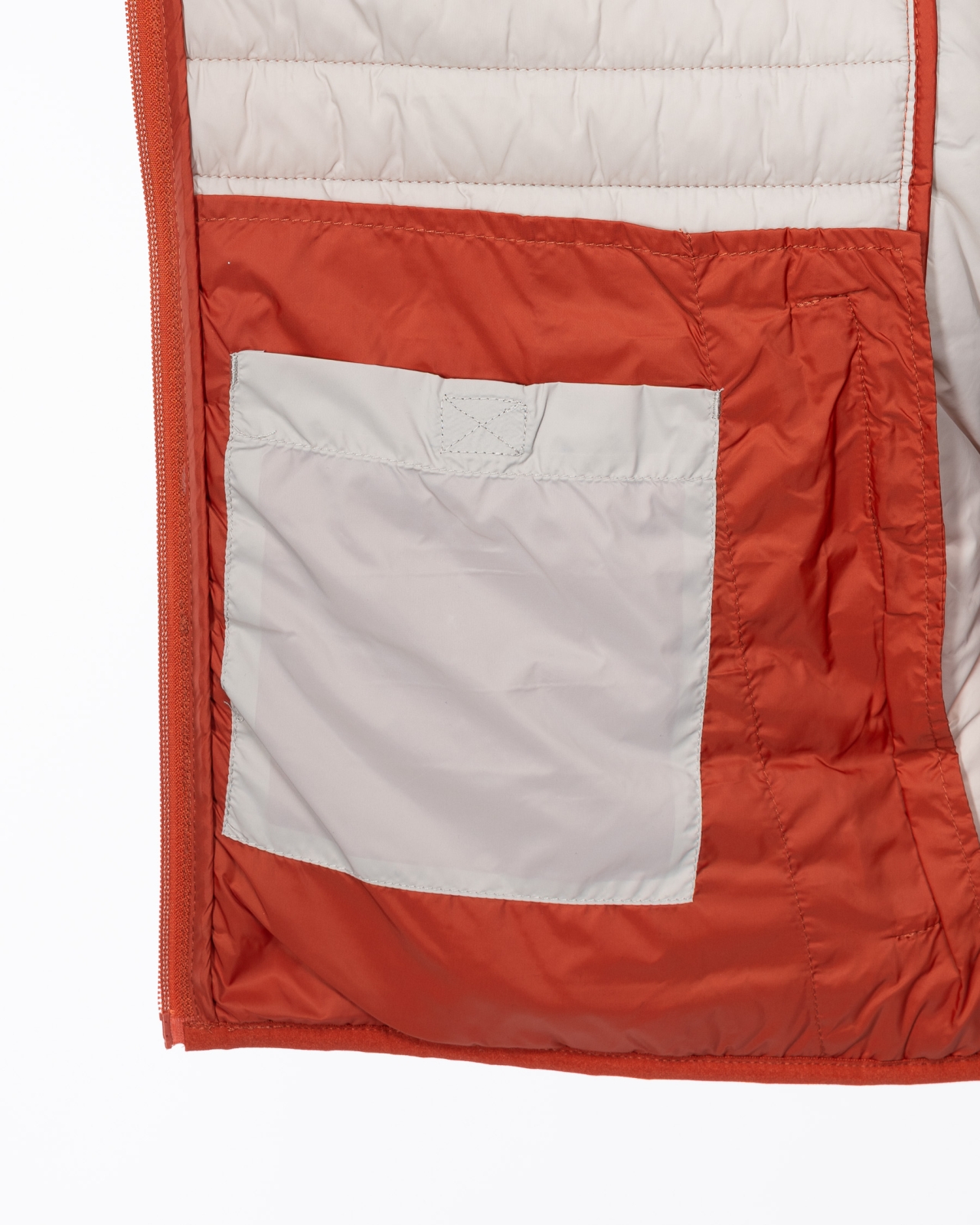 Doudoune légère sans manches grande taille orange