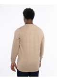 Pull en laine grande taille beige