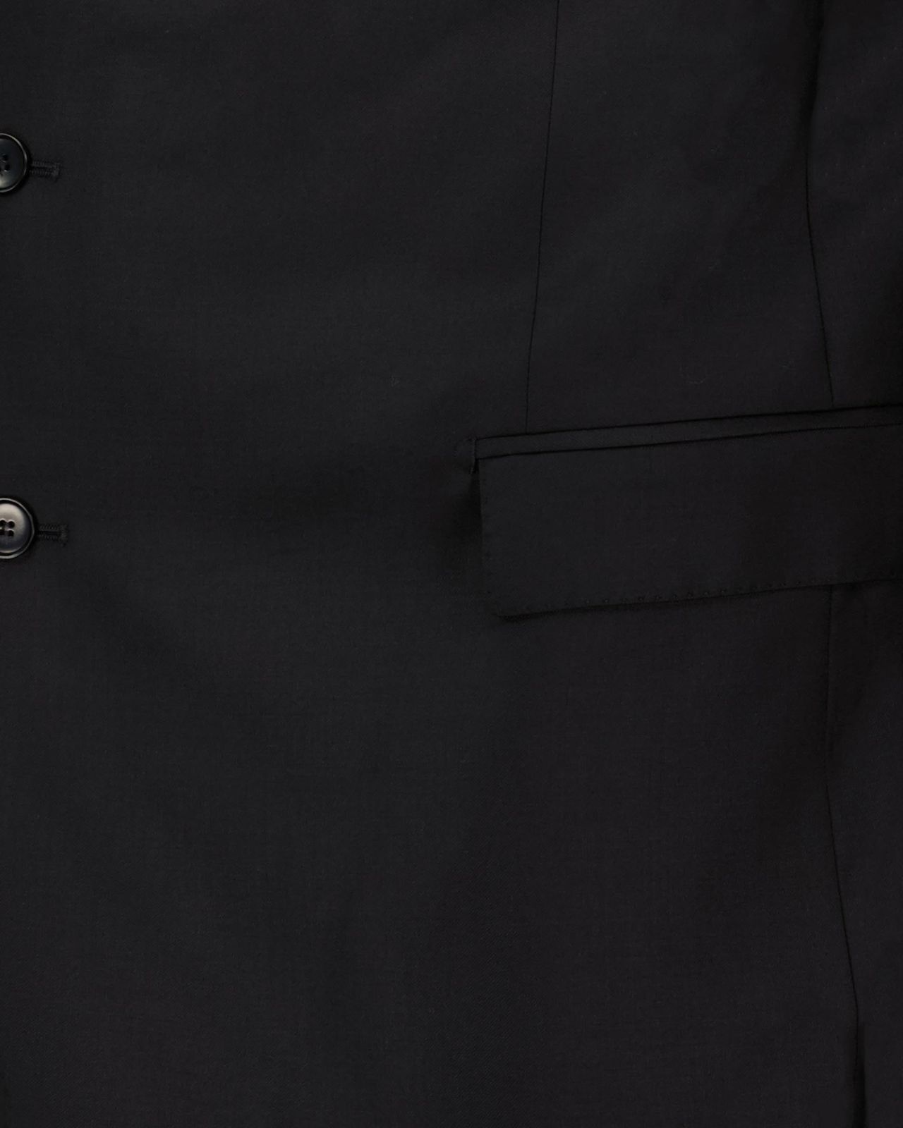 Veste de costume en laine grande taille noire