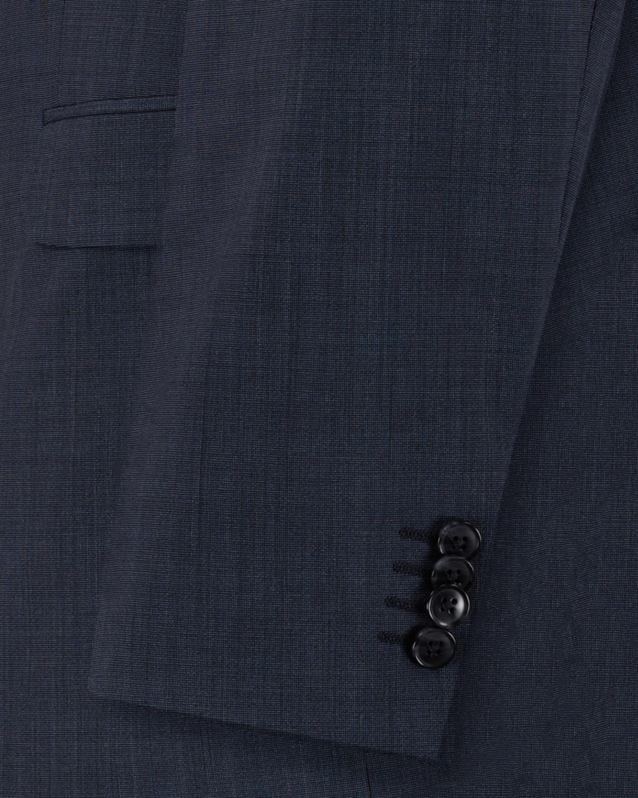 Veste de costume grande taille bleu indigo