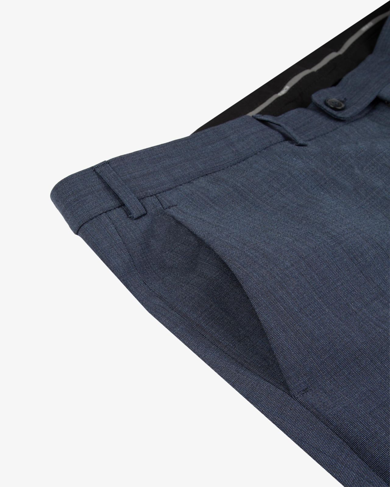 Pantalon de costume grande taille bleu indigo