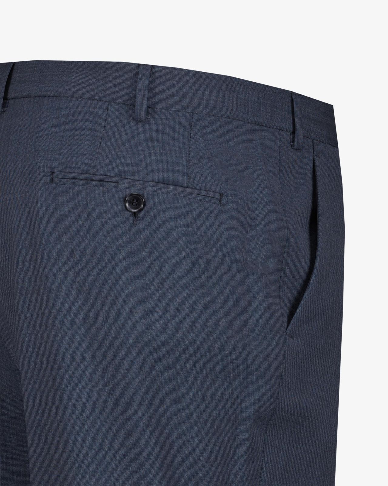 Pantalon de costume grande taille bleu indigo