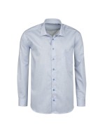 Chemise mini carreaux bleu: grande taille du 44 (XL) au 50 (4XL)