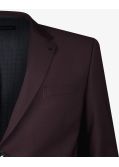 Veste de costume grande taille bordeaux