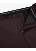 Pantalon de costume grande taille bordeaux