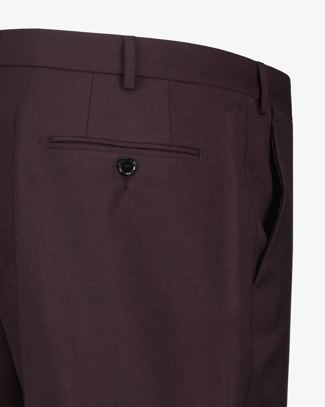 Pantalon de costume grande taille bordeaux