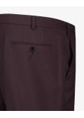 Pantalon de costume grande taille bordeaux