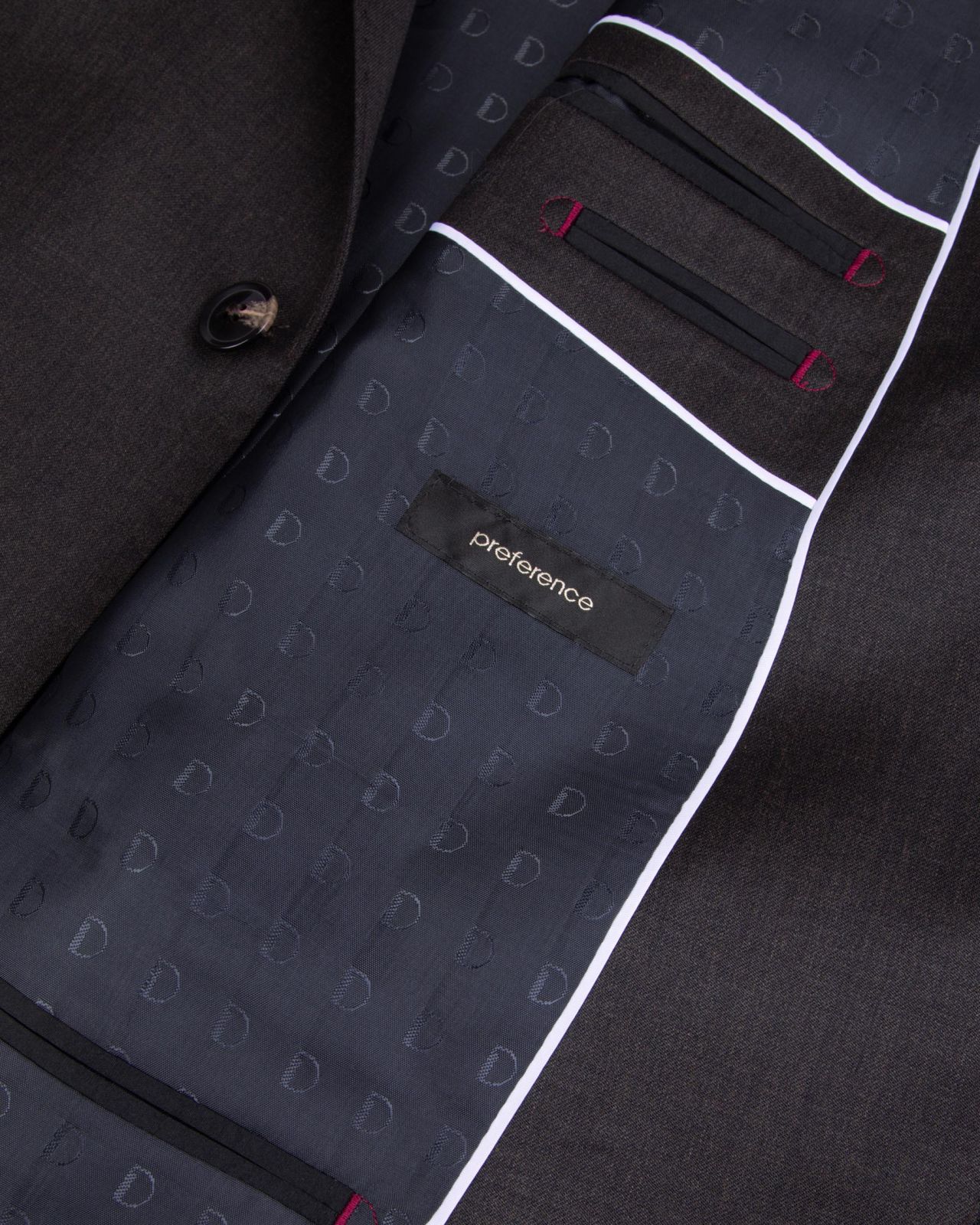 Veste de costume grande taille marron