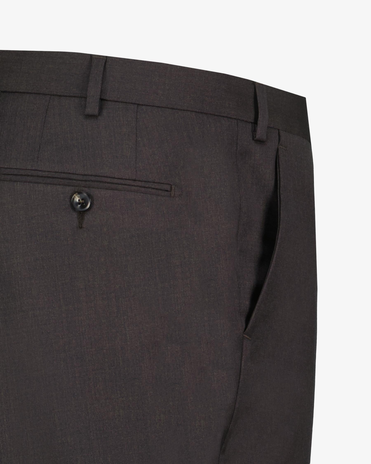 Pantalon de costume grande taille marron