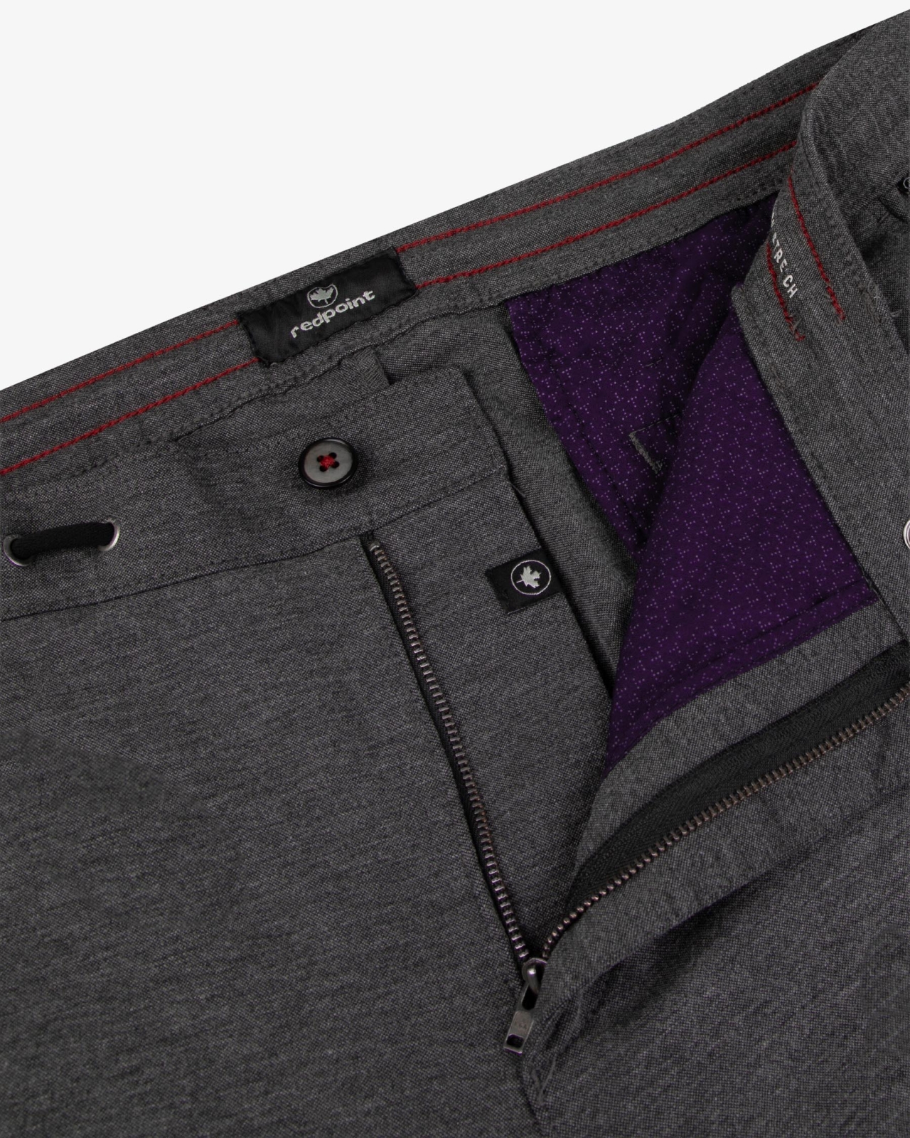 Pantalon grande taille anthracite