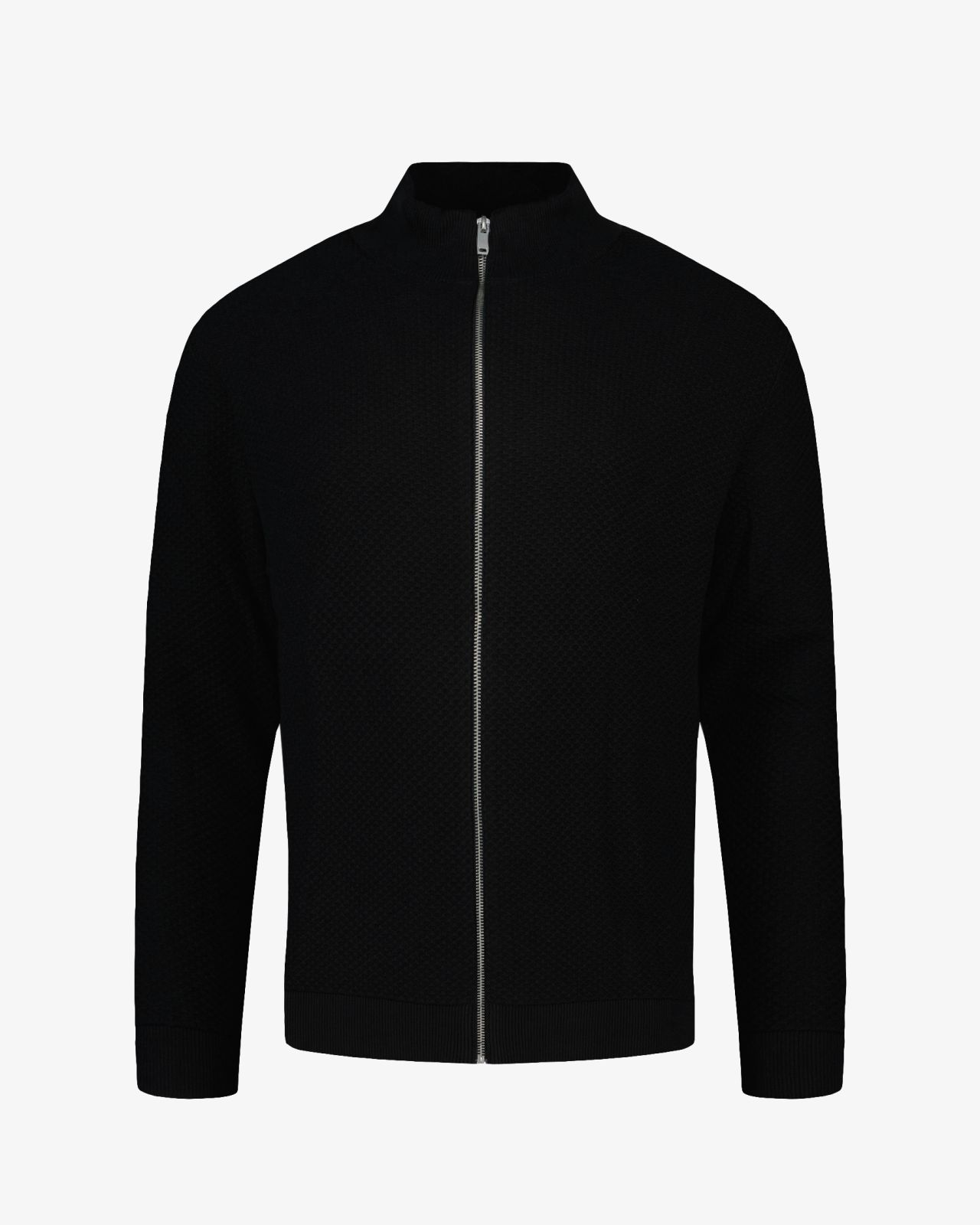 Gilet zippé grande taille noir