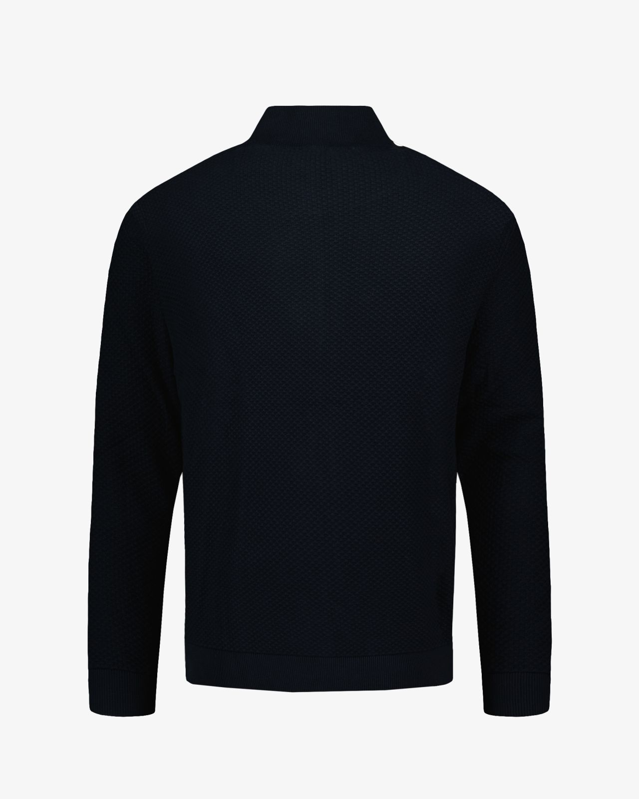 Gilet zippé grande taille bleu marine