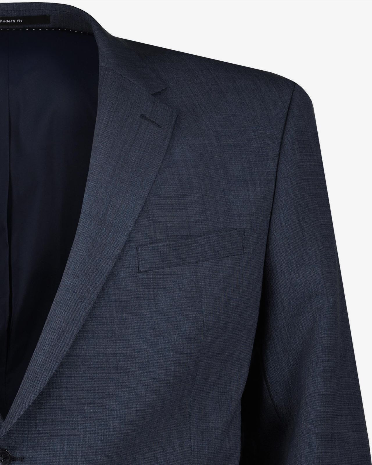 Veste de costume grande taille bleu indigo