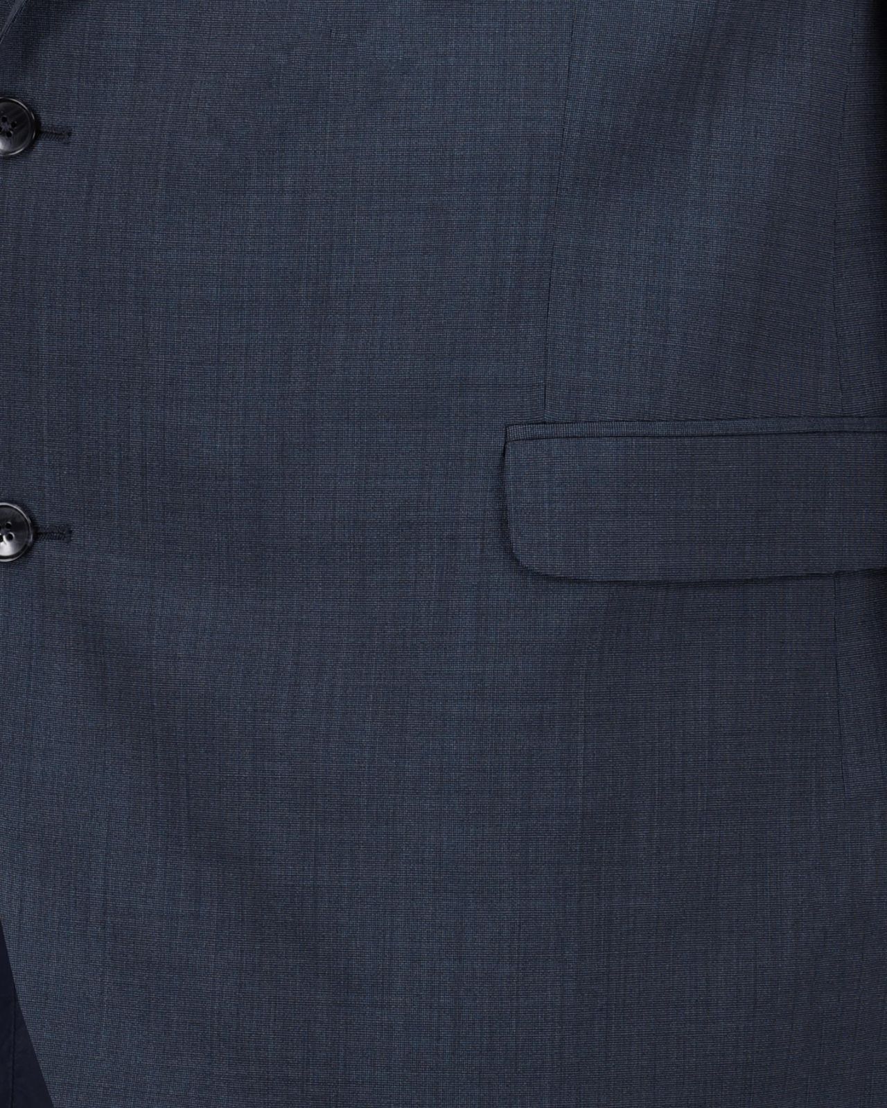 Veste de costume grande taille bleu indigo