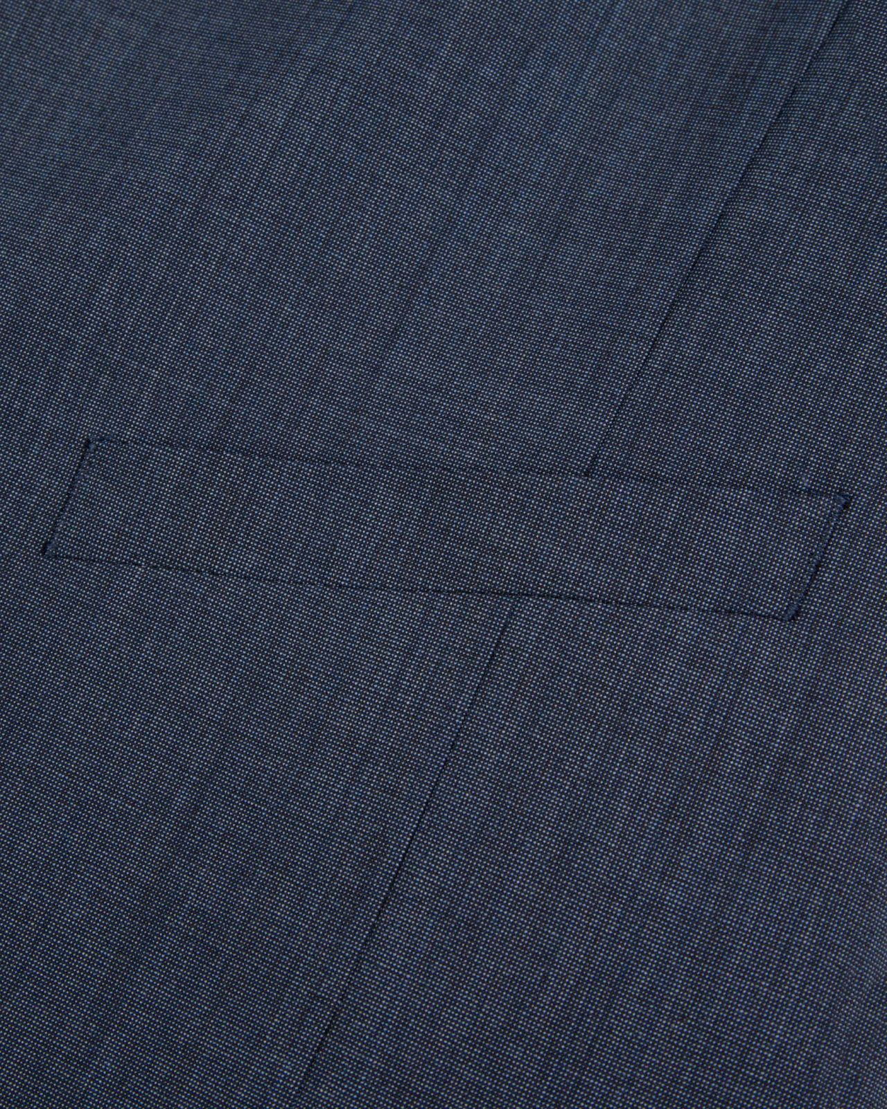 Gilet de costume grande taille bleu indigo