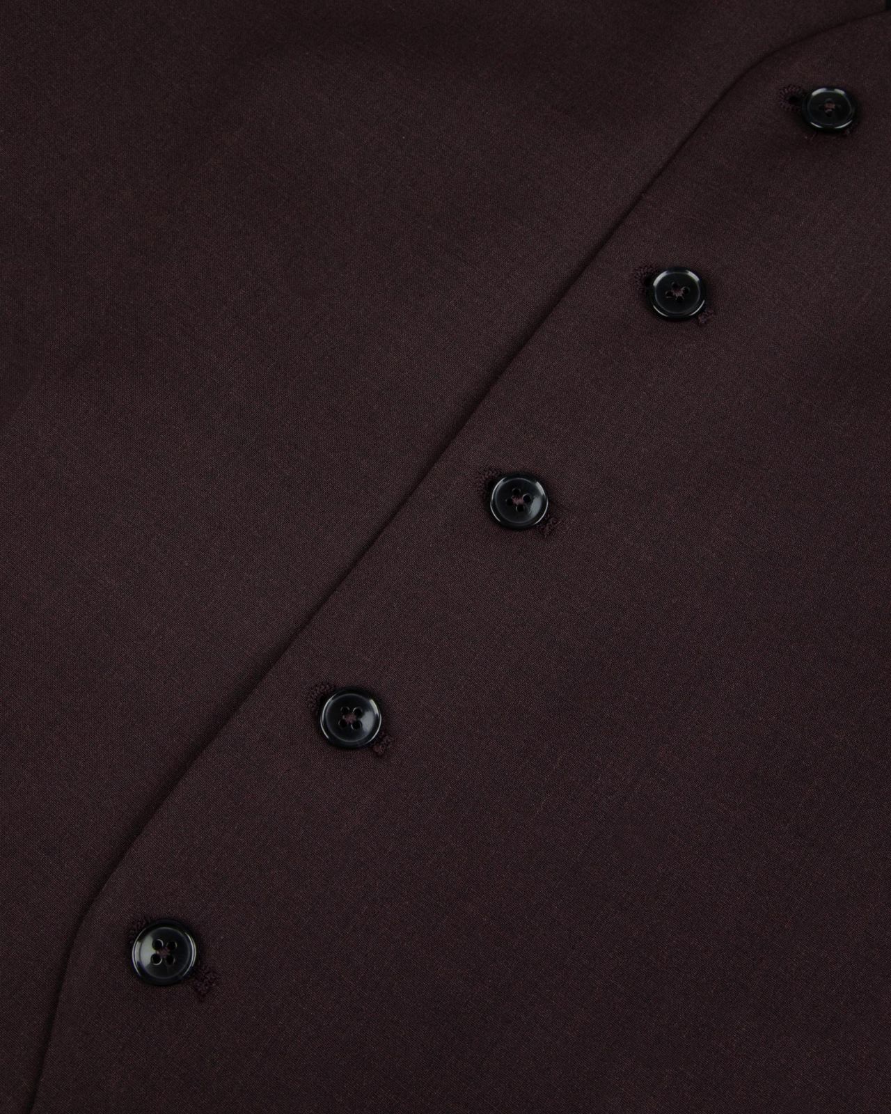 Gilet de costume grande taille bordeaux