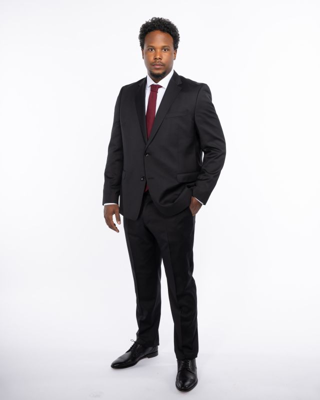 Veste de costume Reda 110 grande taille noir