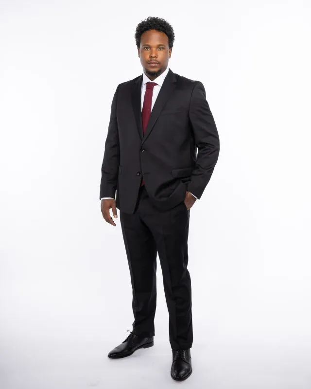 Veste de costume Reda 110 grande taille noir