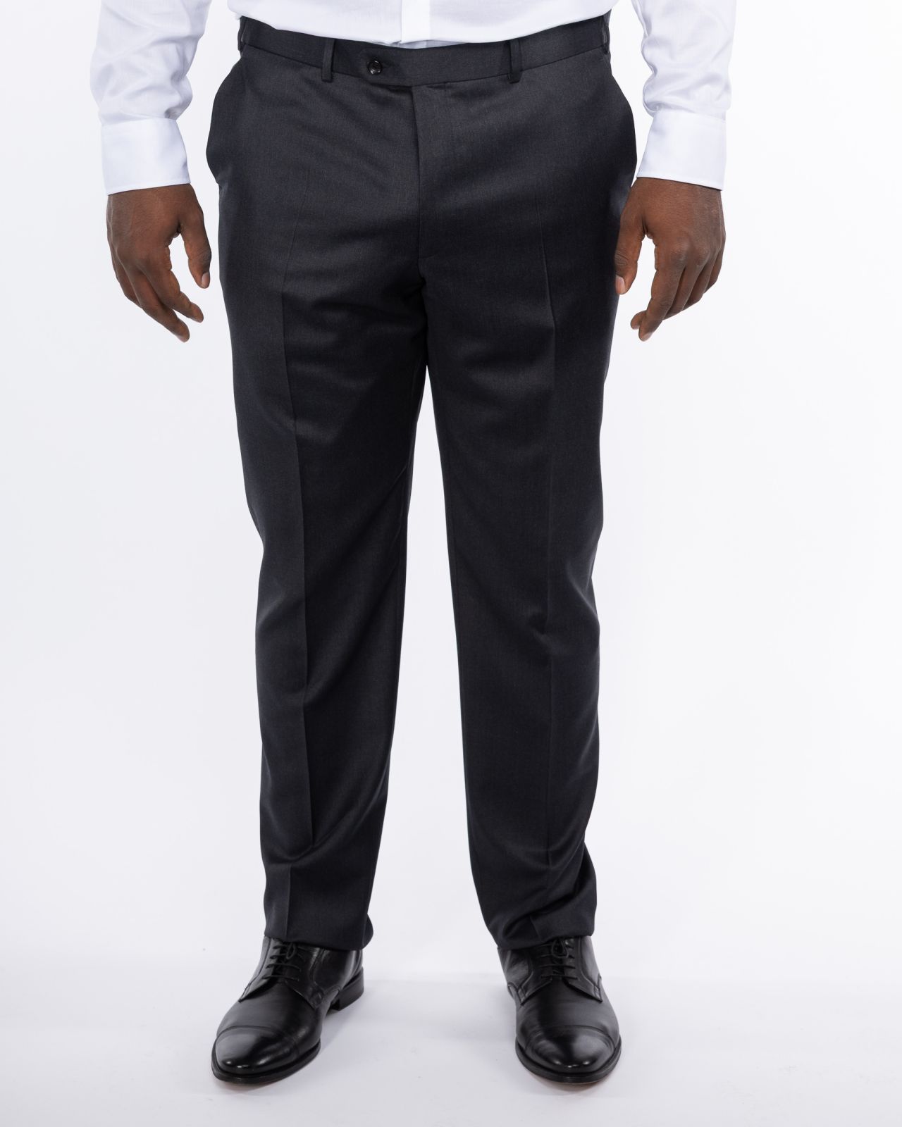 Pantalon de costume Reda 100 grande taille anthracite