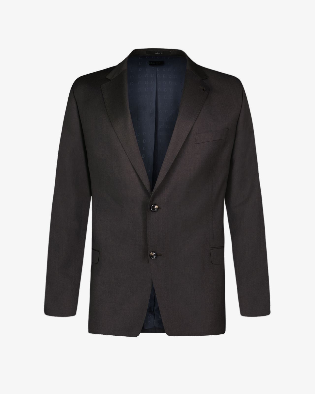 Veste de costume grande taille marron