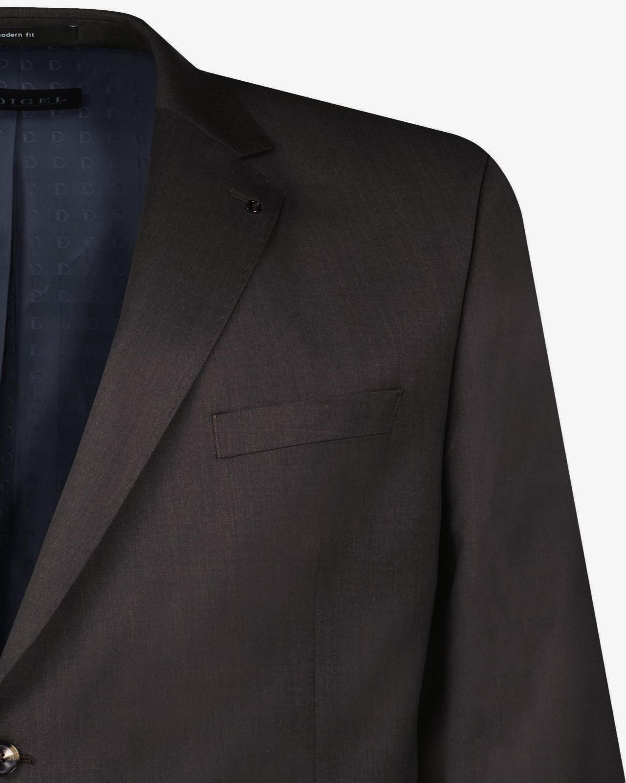 Veste de costume grande taille marron