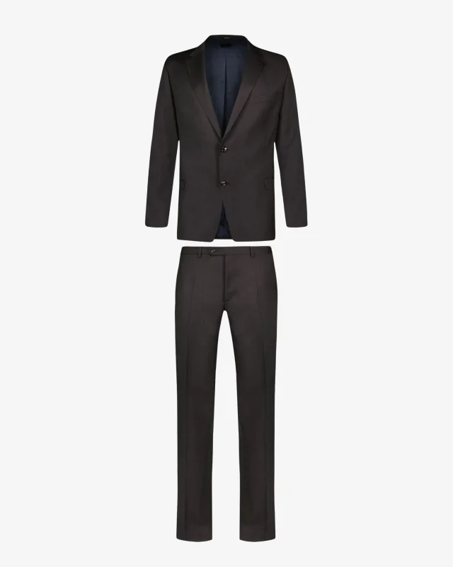 Costume Complet Marron Grande Taille