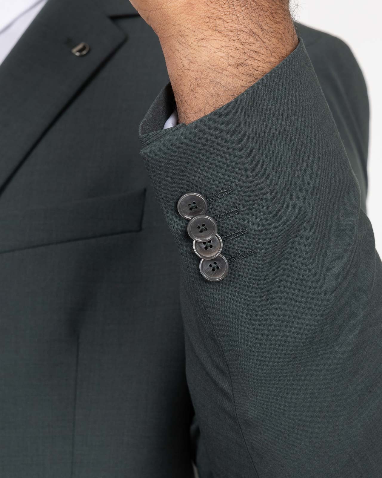 Veste de costume grande taille vert