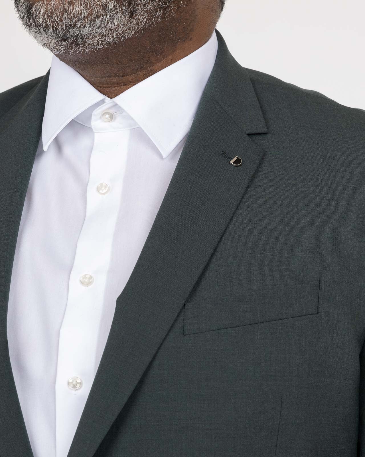 Veste de costume grande taille vert