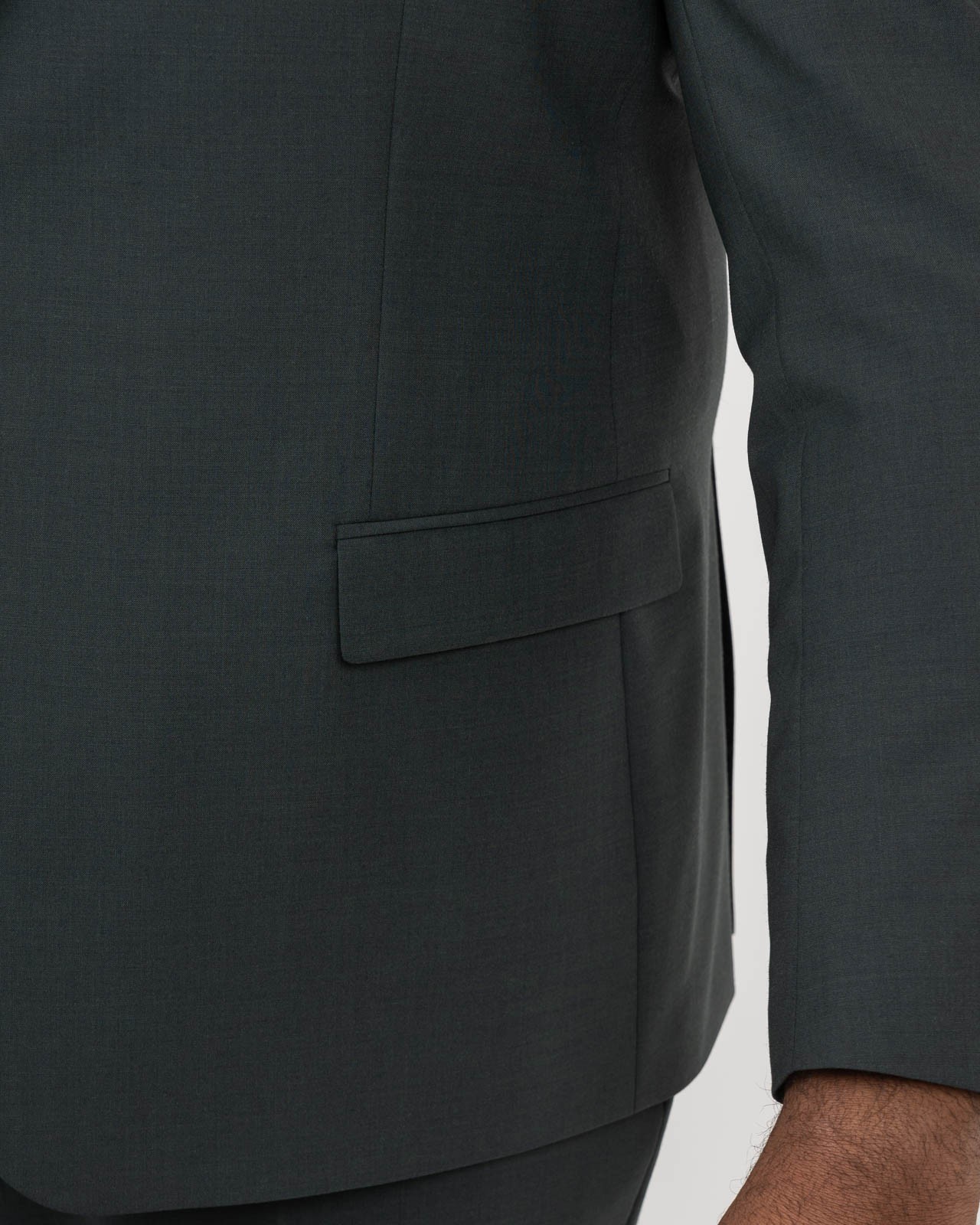 Veste de costume grande taille vert