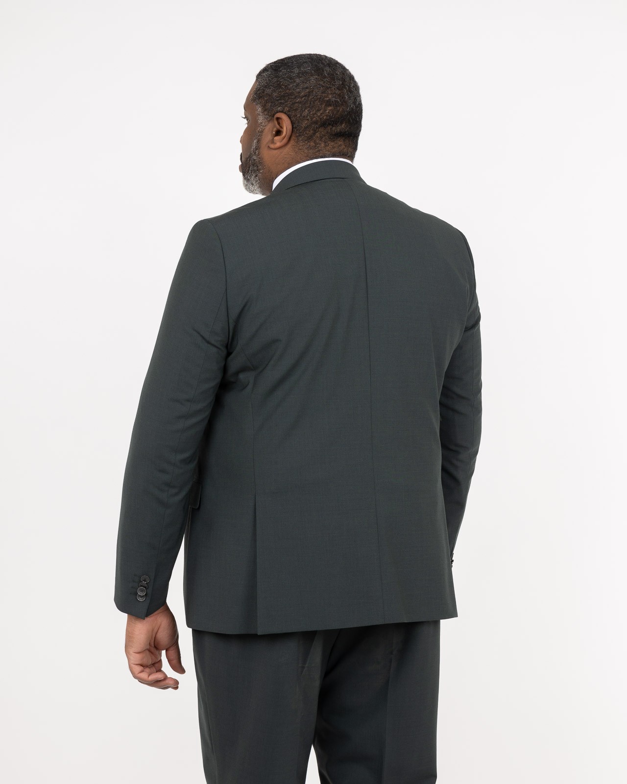 Veste de costume grande taille vert