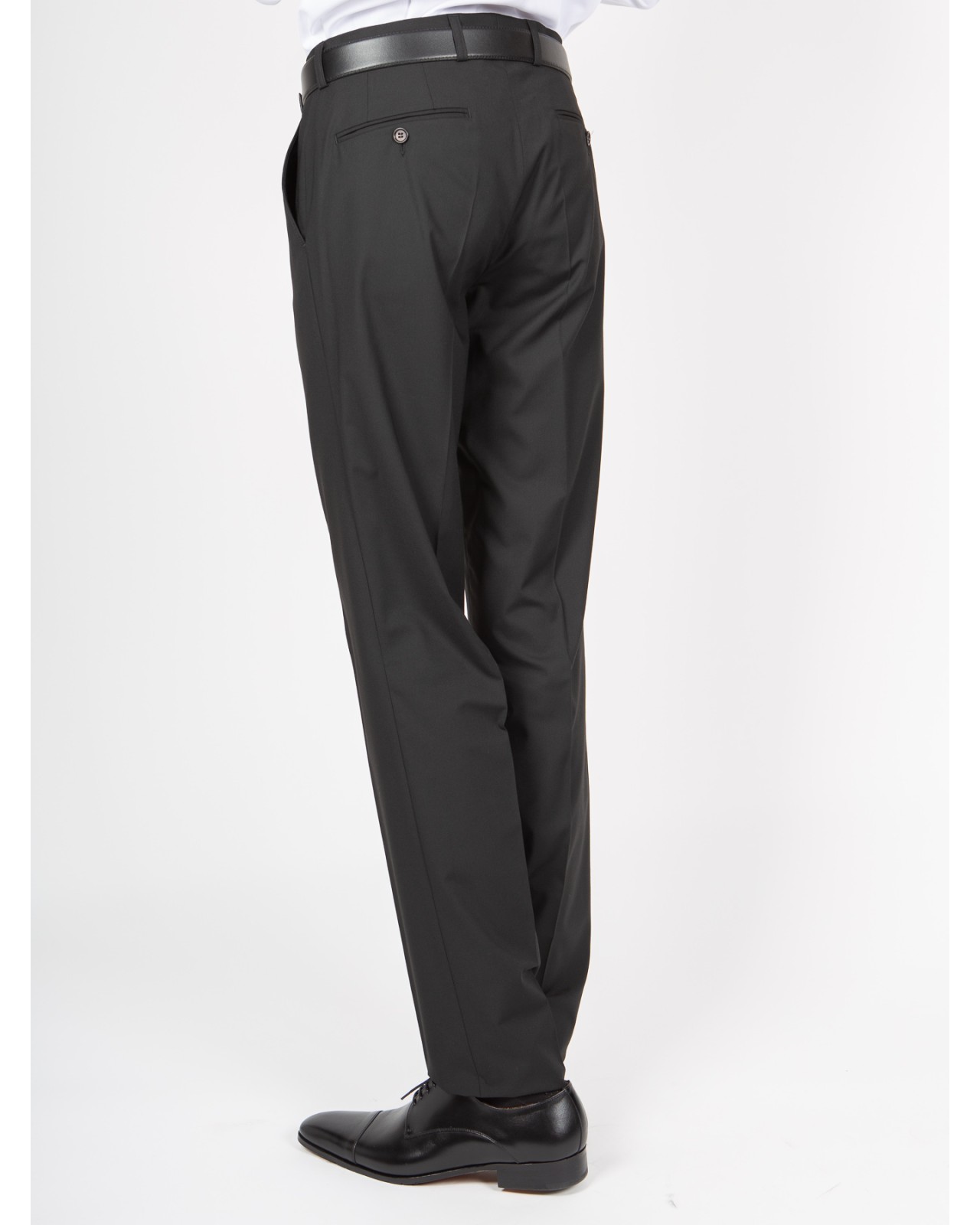 Pantalon de costume 1214 Studio noir pour homme grand