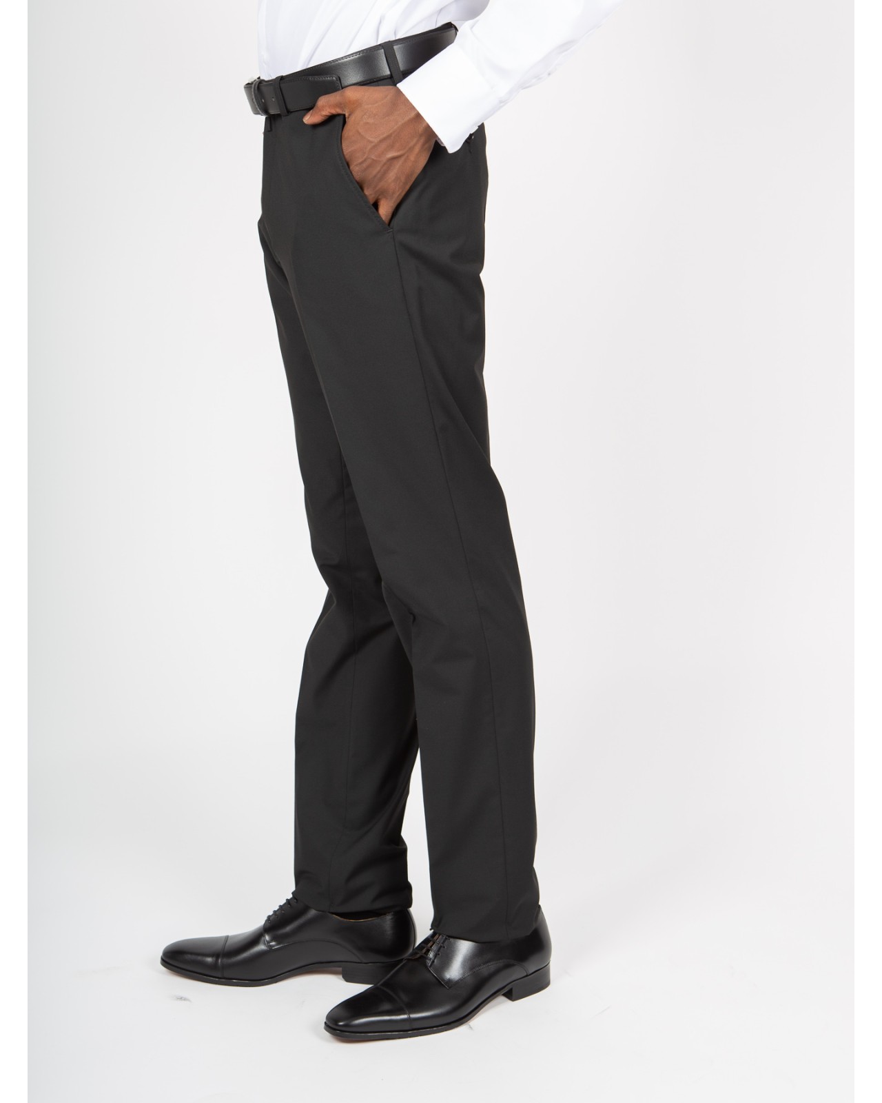 Pantalon de costume 1214 Studio noir pour homme grand