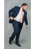 Veste de costume bleu: grande taille du 60 au 78
