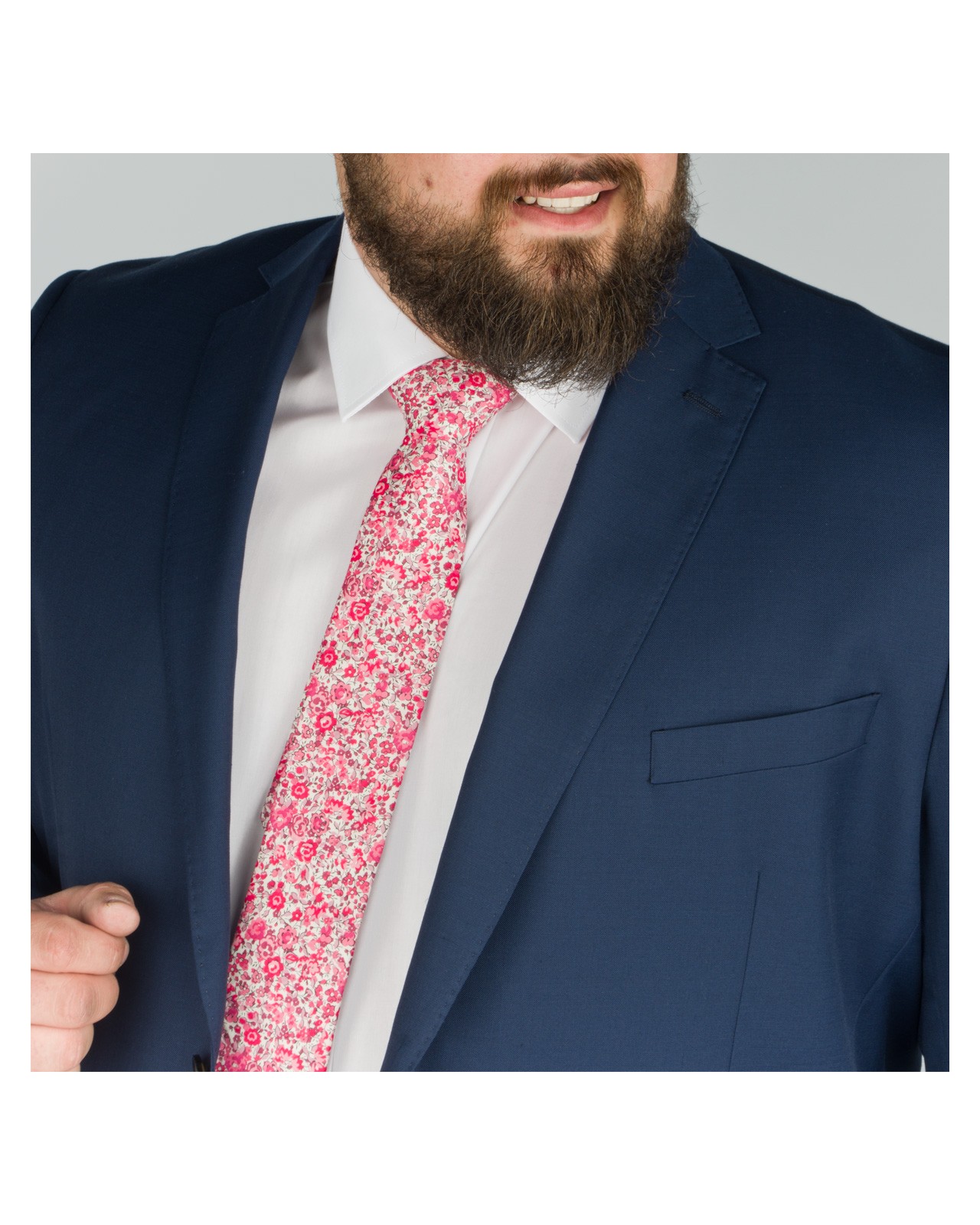 Veste de costume bleu: grande taille du 60 au 78